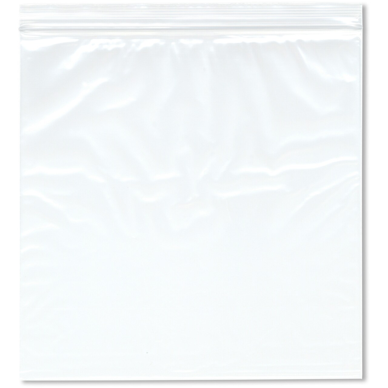 Plymor 9" x 9" (Pack of 100), 2 Mil Zipper Reclosable Plastic Bags